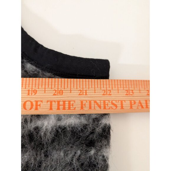 Karen Kane Nordic Reversible Vest Womens Size 2X Black Wool Mohair Made in USA - Picture 9 of 10